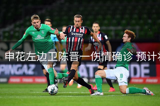 申花左边卫陈晋一伤情确诊 预计将缺席月余赛事